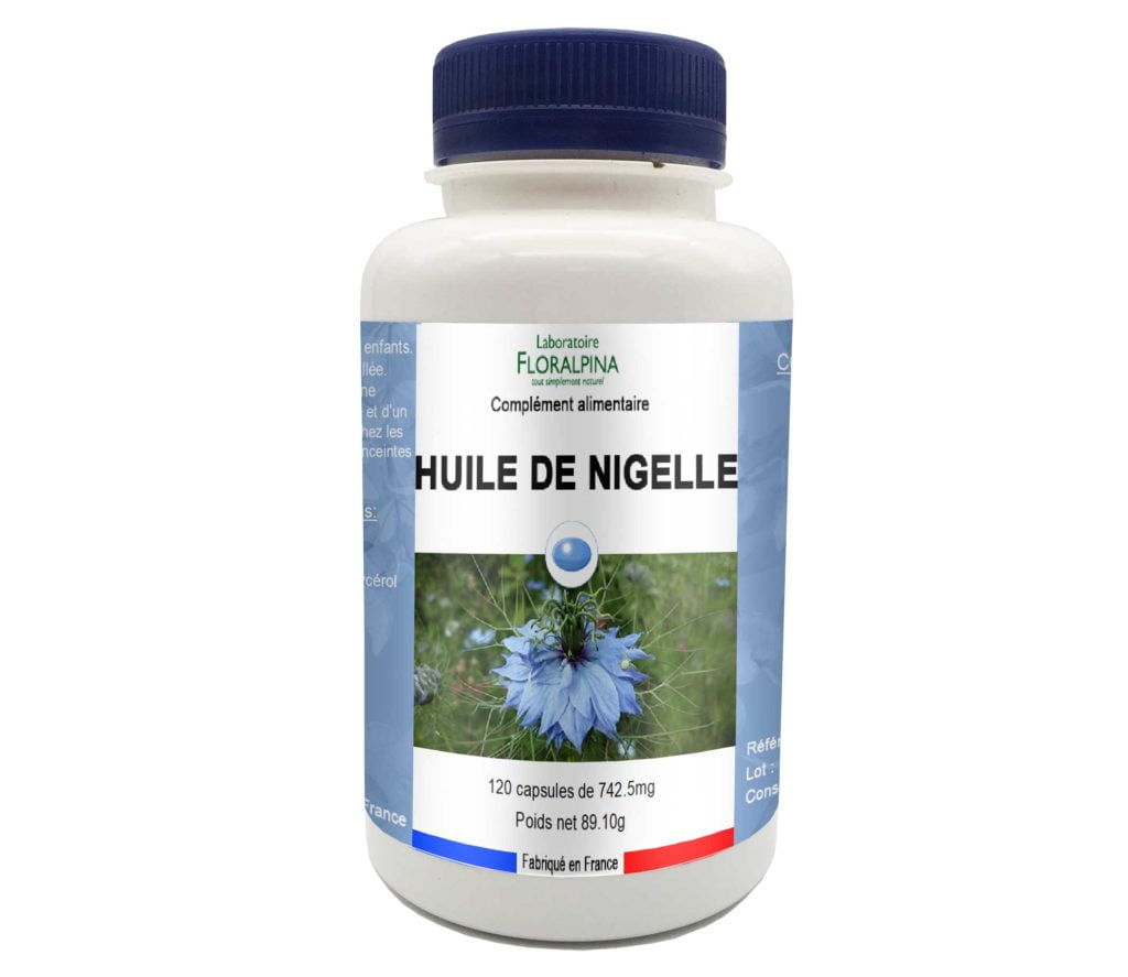 Huile de Nigelle - 120 capsules - Floralpina