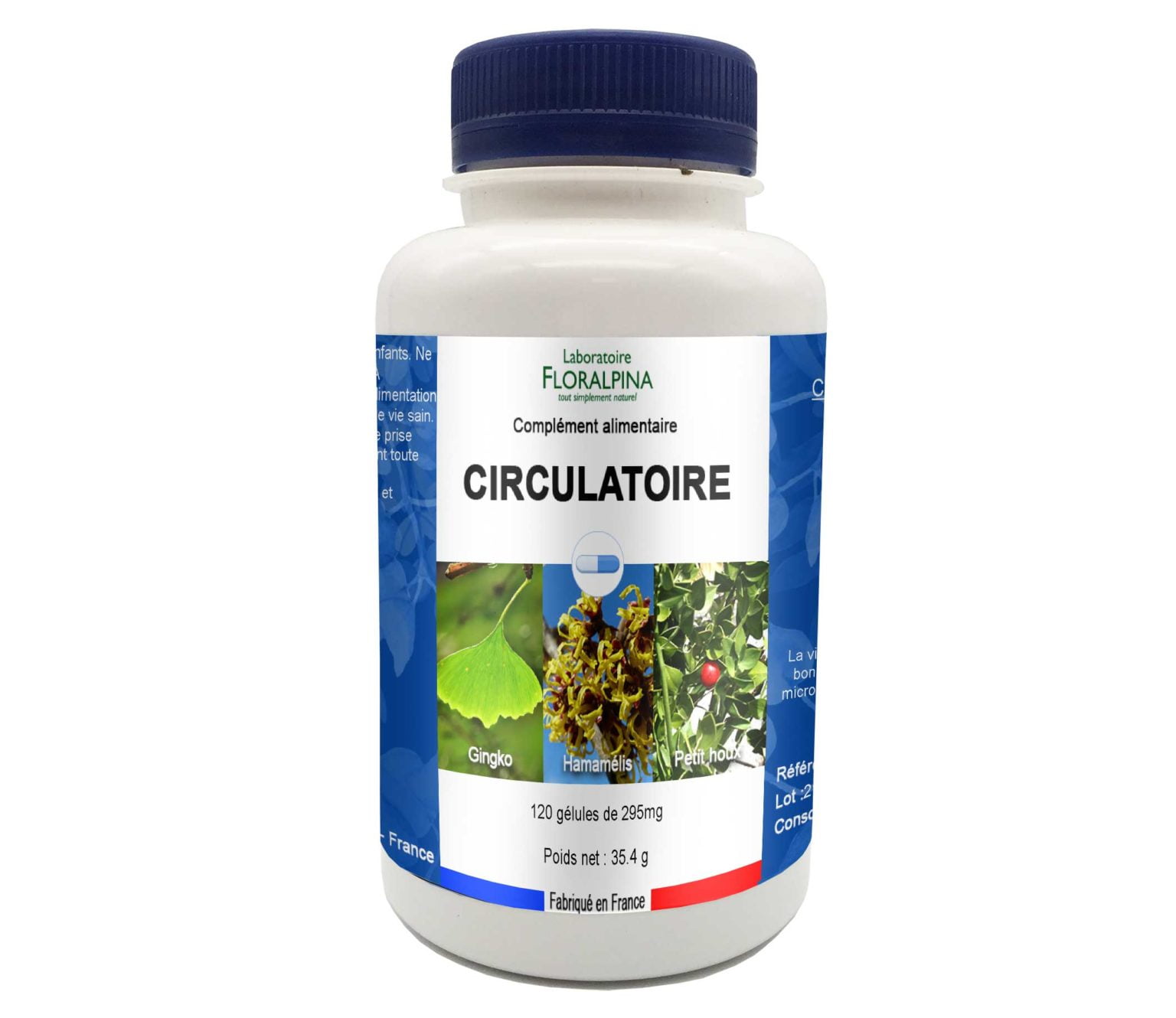 Complément alimentaire Circulatoire 120 gélules - Floralpina